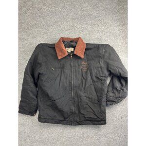 Colorado Timberline Full Zip Jacket Men's L Black Canvas Abra President's Club